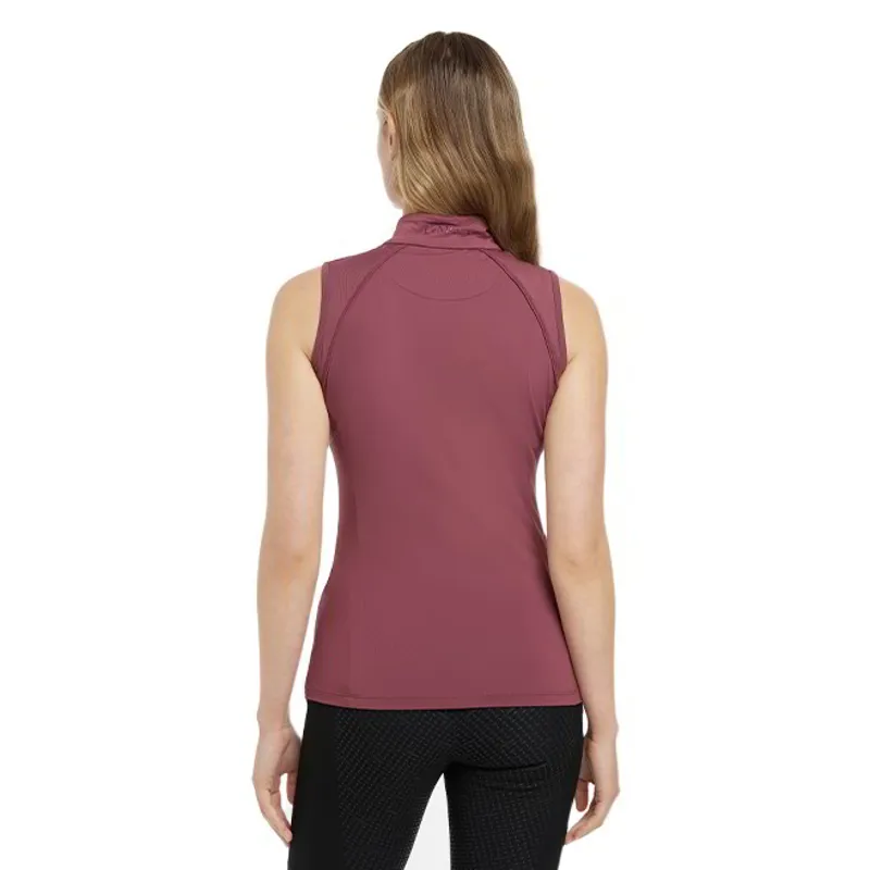 LeMieux Maria Mesh Women's Sleeveless Base Layer - Rosewood-2
