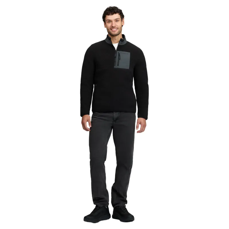 LeMieux Men's Borg Quarter Zip Fleece - Black-6