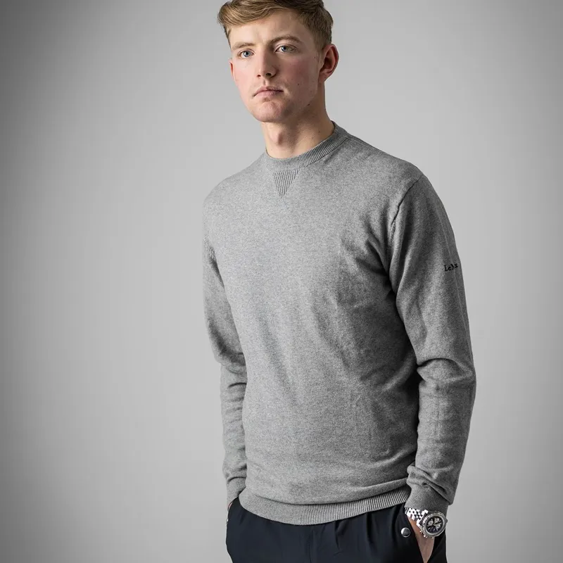 LeMieux Elite Crew Neck Mens Sweater - Grey-3