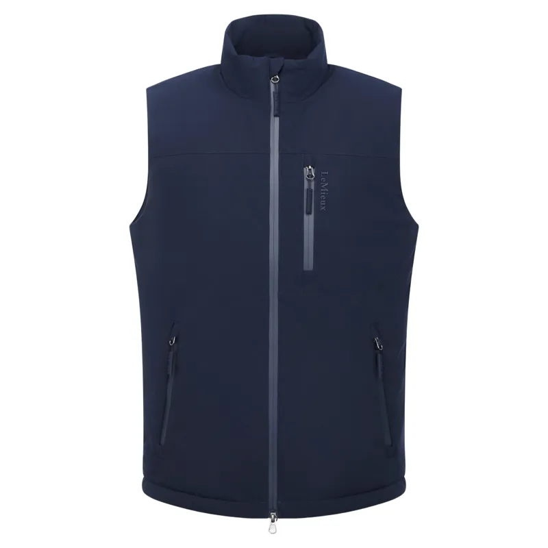 LeMieux Men's Mid Weight Insulated Vest - Navy-1