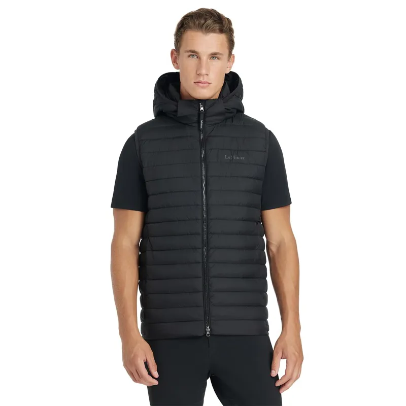 LeMieux Mens Hooded Puffer Vest - Black