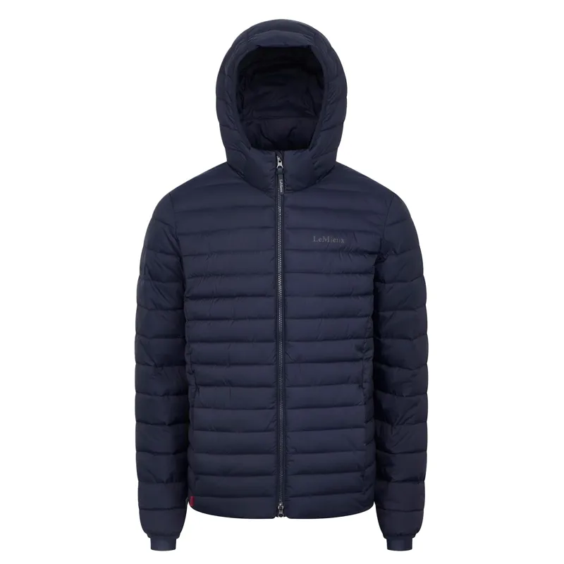 LeMieux Men's Hooded Puffer Jacket - Navy-6