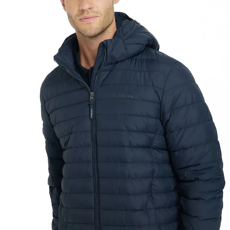 LeMieux Men's Hooded Puffer Jacket - Navy-4
