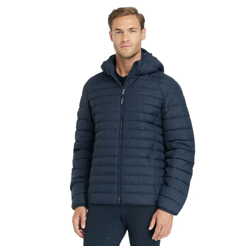 LeMieux Men's Hooded Puffer Jacket - Navy-5