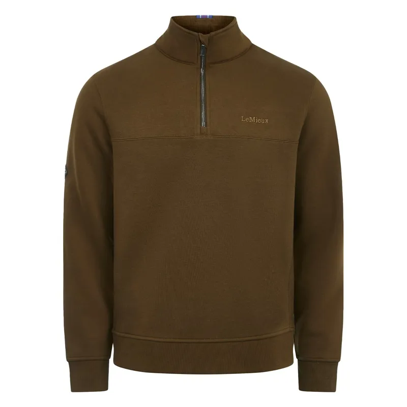 LeMieux Men's 1/4 Zip Neck Sweatshirt - Alpine-3