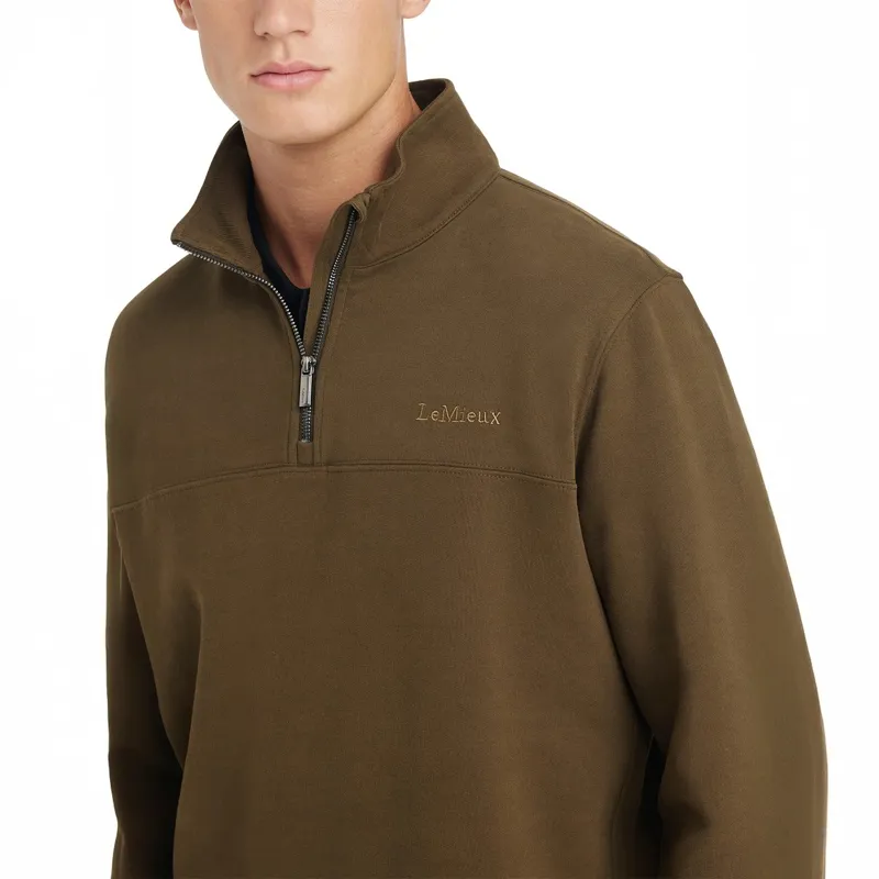LeMieux Men's 1/4 Zip Neck Sweatshirt - Alpine-2