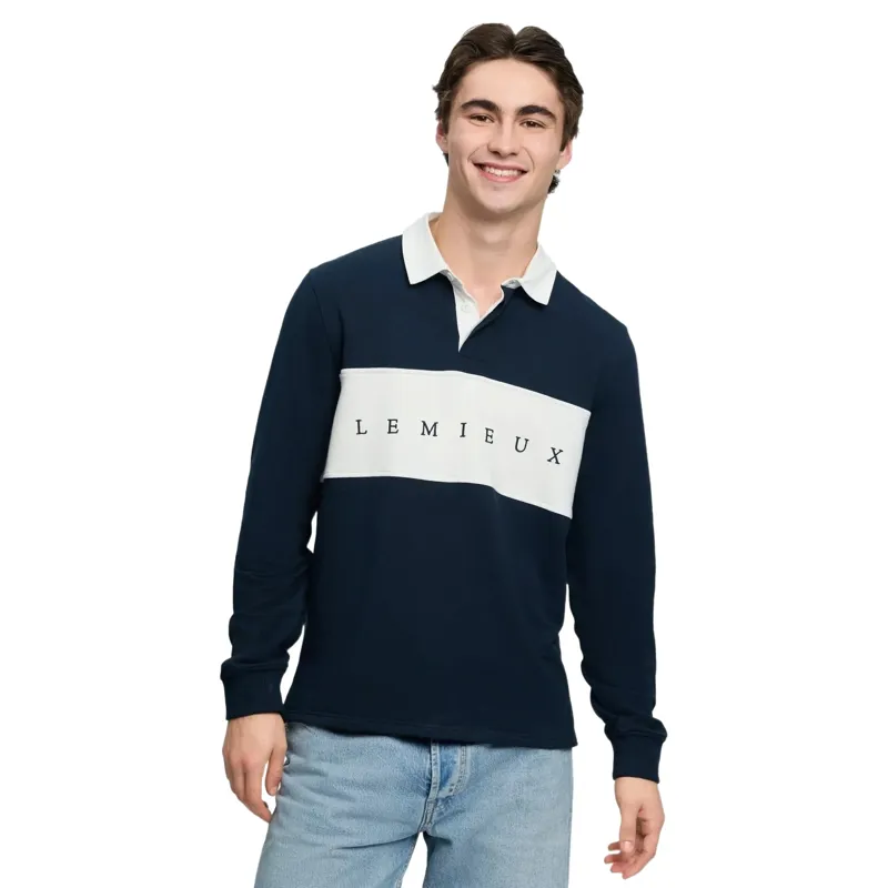 LeMieux Men's Rugby Shirt - Navy