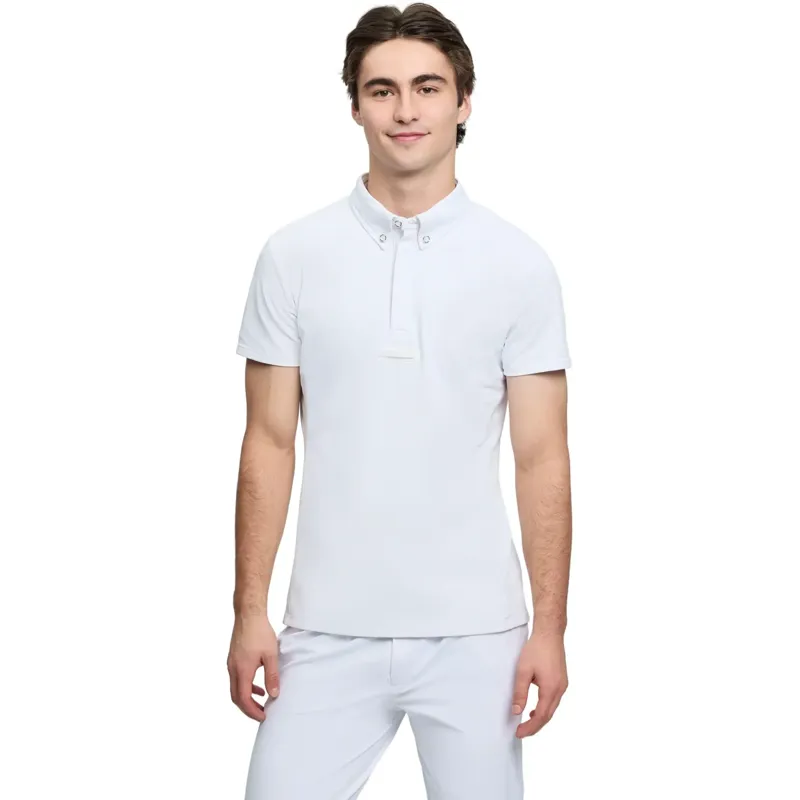 LeMieux Short Sleeve Men's Show Shirt - White