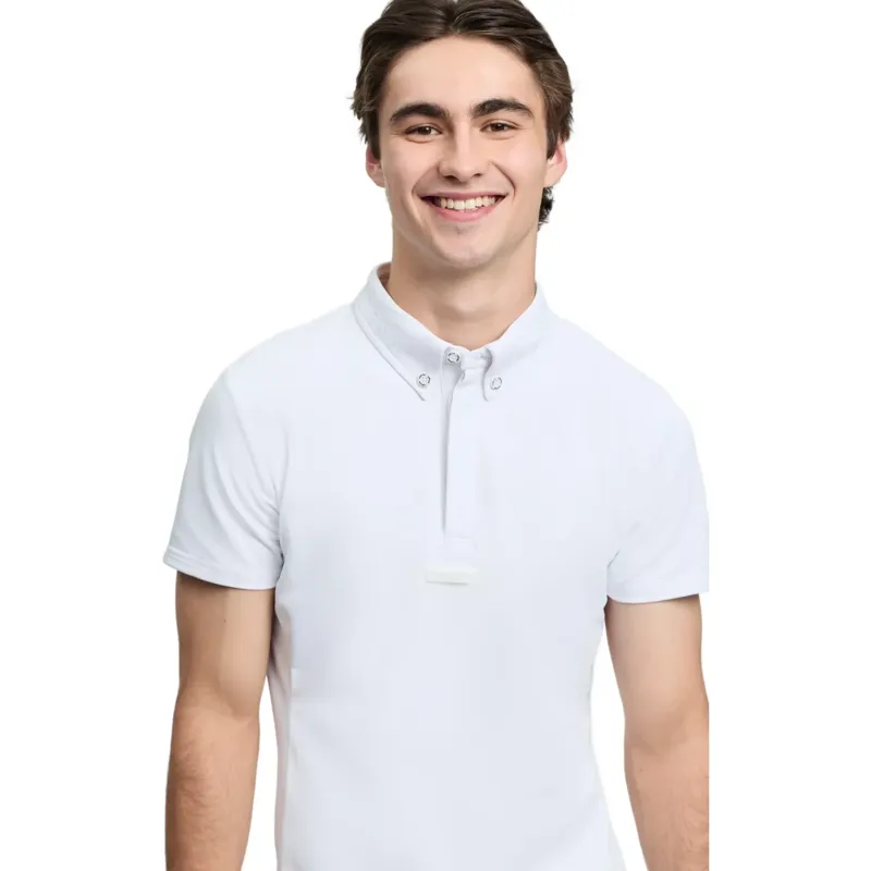 LeMieux Short Sleeve Men's Show Shirt - White-4