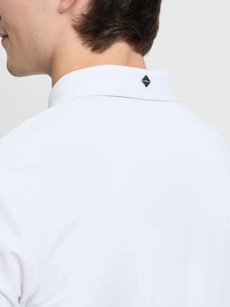 LeMieux Short Sleeve Men's Show Shirt - White-5