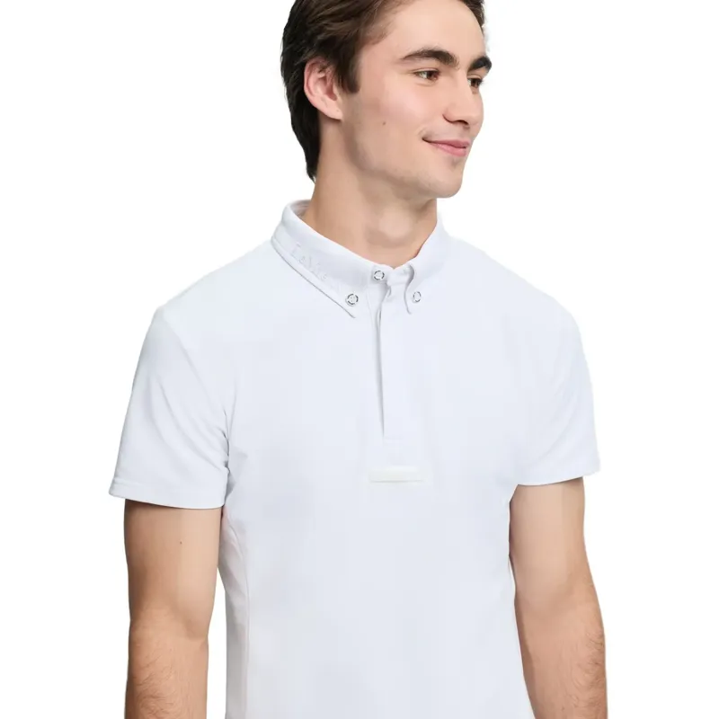 LeMieux Short Sleeve Men's Show Shirt - White-6