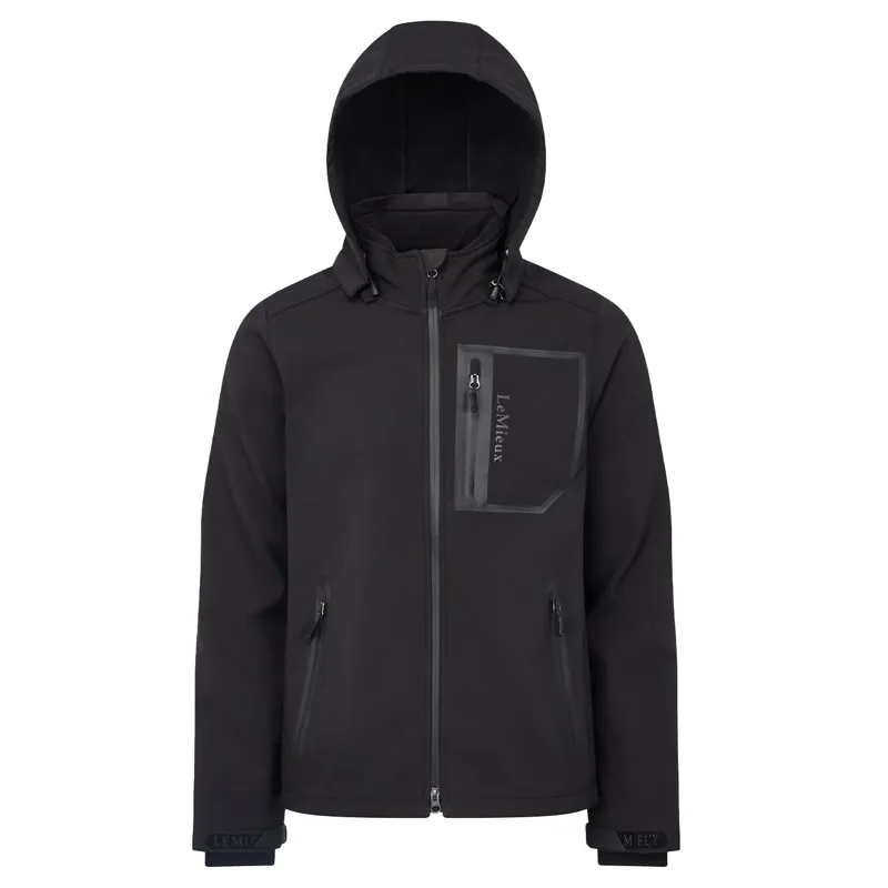 LeMieux Men's Water-Resistant Softshell Jacket - Black-6