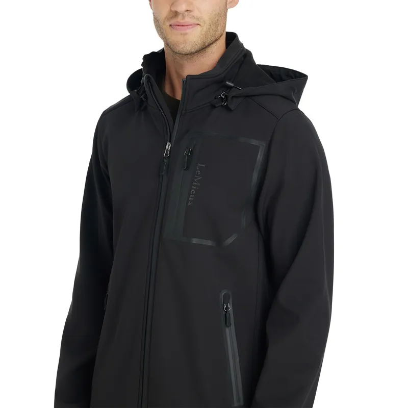 LeMieux Men's Water-Resistant Softshell Jacket - Black-1