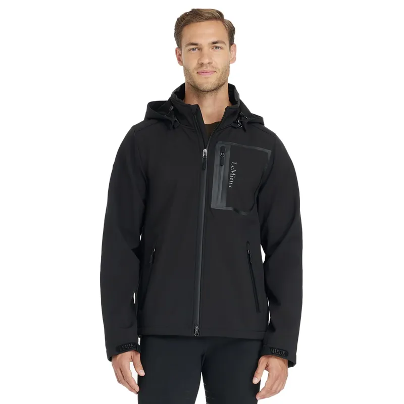LeMieux Men's Water-Resistant Softshell Jacket - Black-2