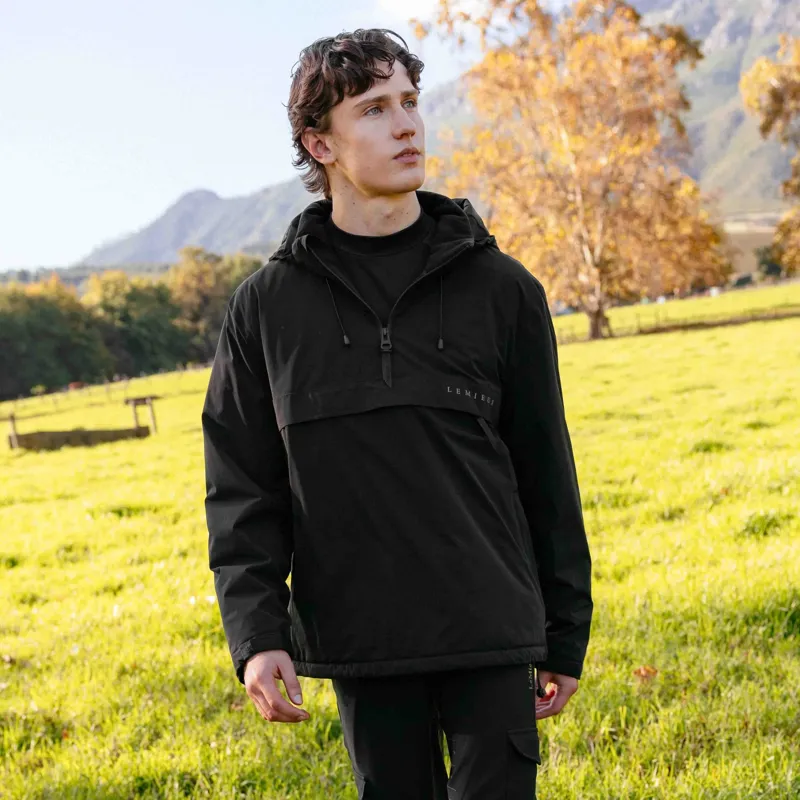 LeMieux Mens Waterproof Anorak - Black-1