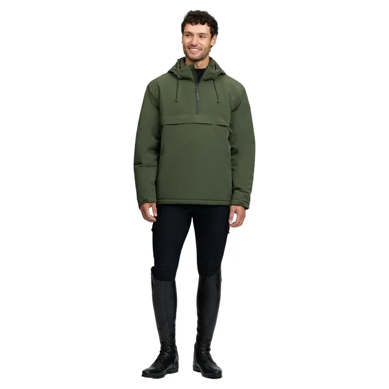 LeMieux Men's Waterproof Anorak - Olive-7