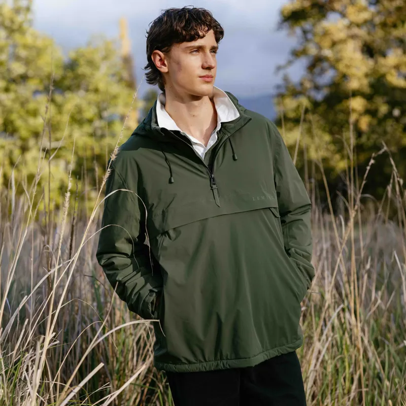 LeMieux Men's Waterproof Anorak - Olive-4