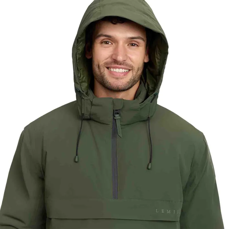 LeMieux Men's Waterproof Anorak - Olive-9