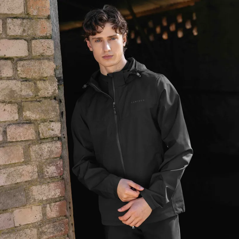LeMieux Men's Lightweight Waterproof Jacket - Black-4