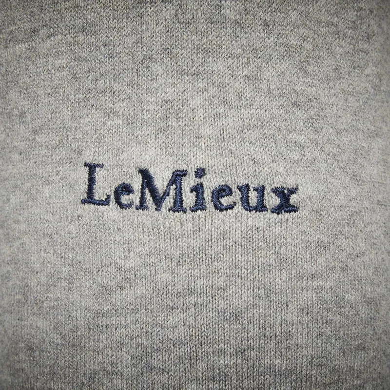 LeMieux Elite Crew Neck Mens Sweater - Grey-4