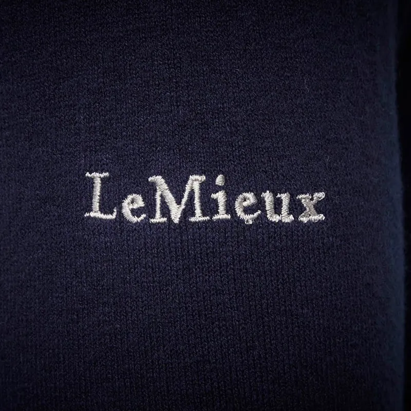 LeMieux Elite Crew Neck Men's Sweater - Navy-2