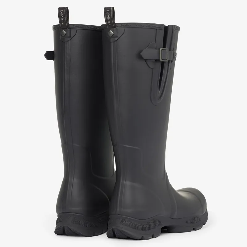 LeMieux Ultra Stride Mens Rubber Boots - Black-2