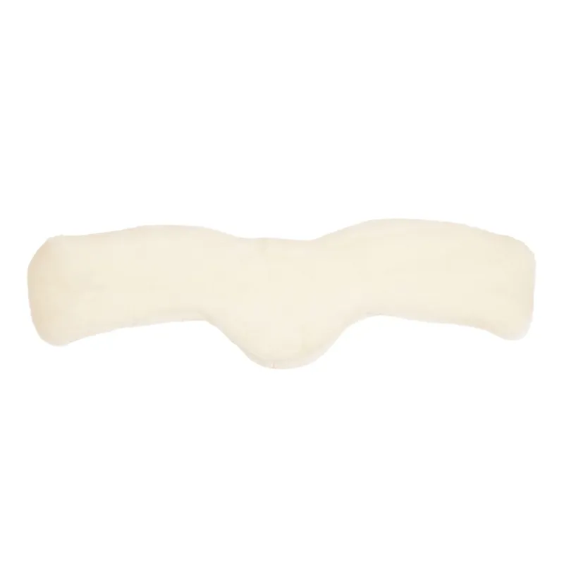 LeMieux Merino+ Anatomic Dressage Girth Cover - Natural-1