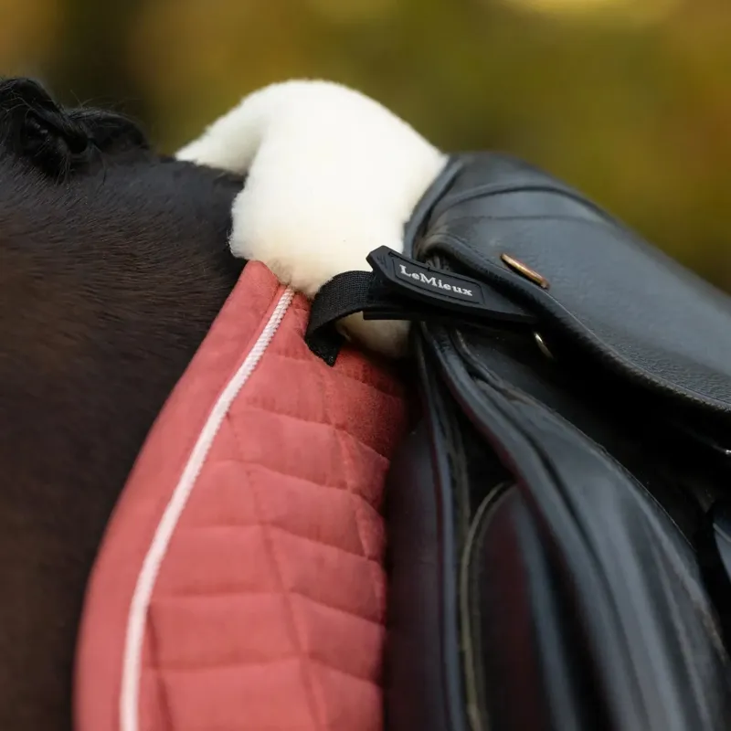 LeMieux Merino+ Suede Close Contact Saddle Pad - Spiced Earth Pre-Order-6