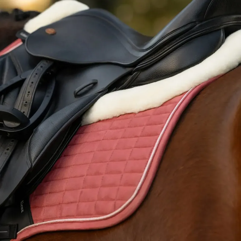 LeMieux Merino+ Suede Close Contact Saddle Pad - Spiced Earth Pre-Order-4