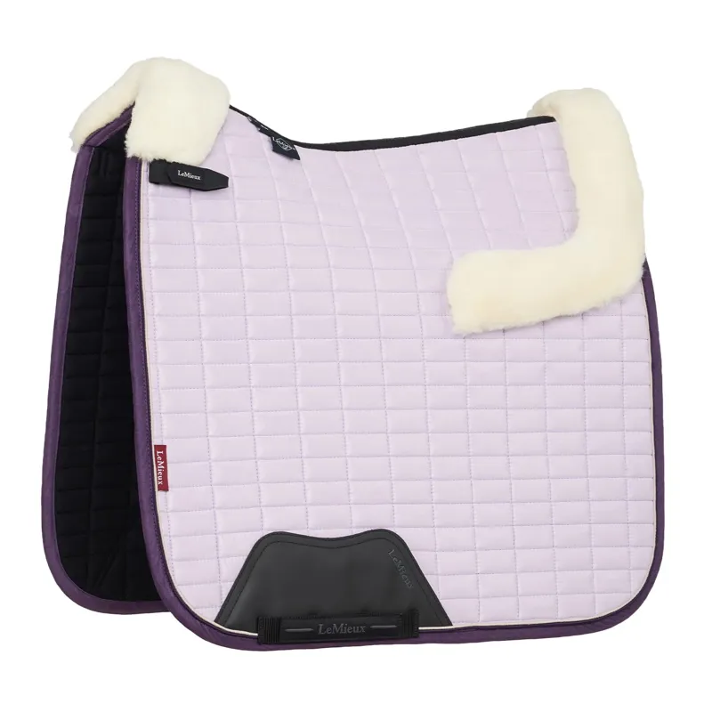 LeMieux Merino+ Suede Dressage Square - Lilac
