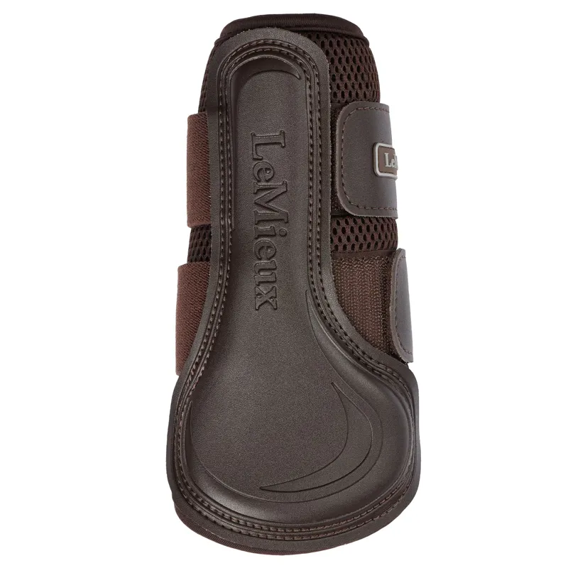LeMieux Mesh Brushing Boots - Brown-1