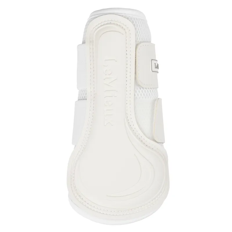 LeMieux Mesh Brushing Boots - White-1