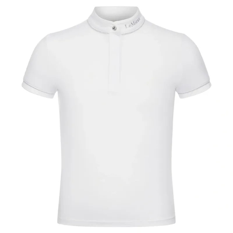 LeMieux Mini Bella Show Shirt - White-1