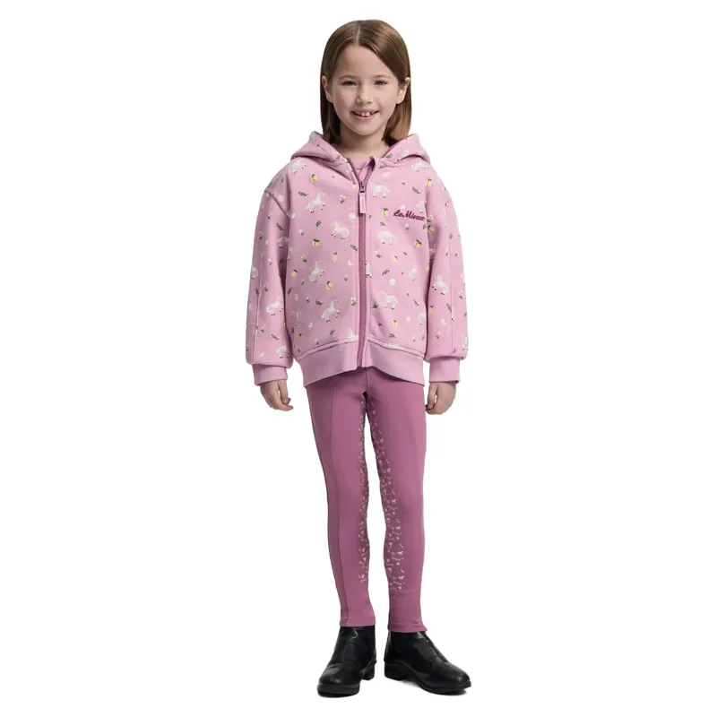LeMieux Mini Charlie Zip Up Junior Hoodie - Fondant-3