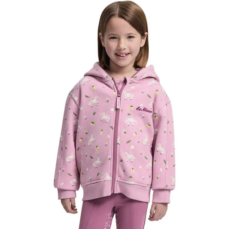 LeMieux Mini Charlie Zip Up Junior Hoodie - Fondant