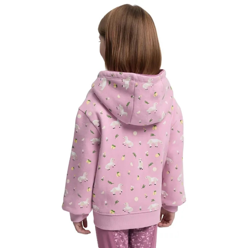 LeMieux Mini Charlie Zip Up Junior Hoodie - Fondant-4