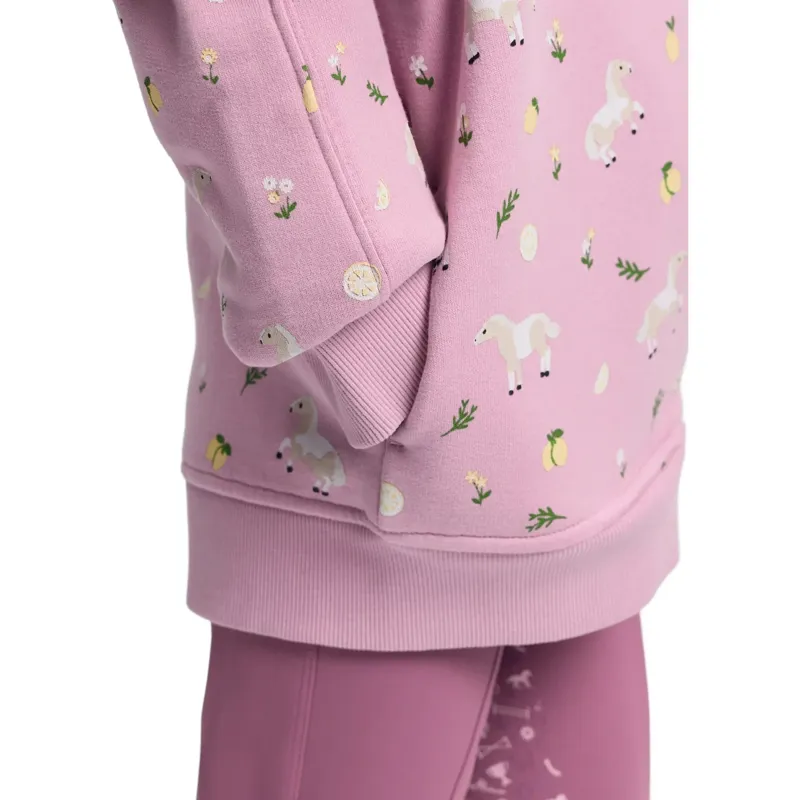 LeMieux Mini Charlie Zip Up Junior Hoodie - Fondant-5