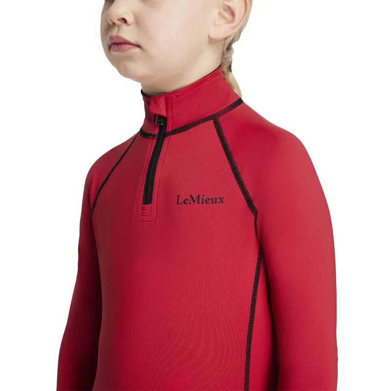 LeMieux Mini Classique Junior Base Layer - Chilli-2