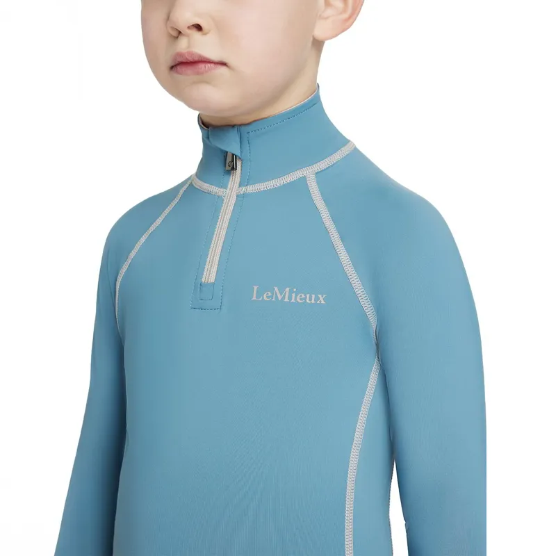 LeMieux Mini Classique Junior Base Layer - Ice Blue-2