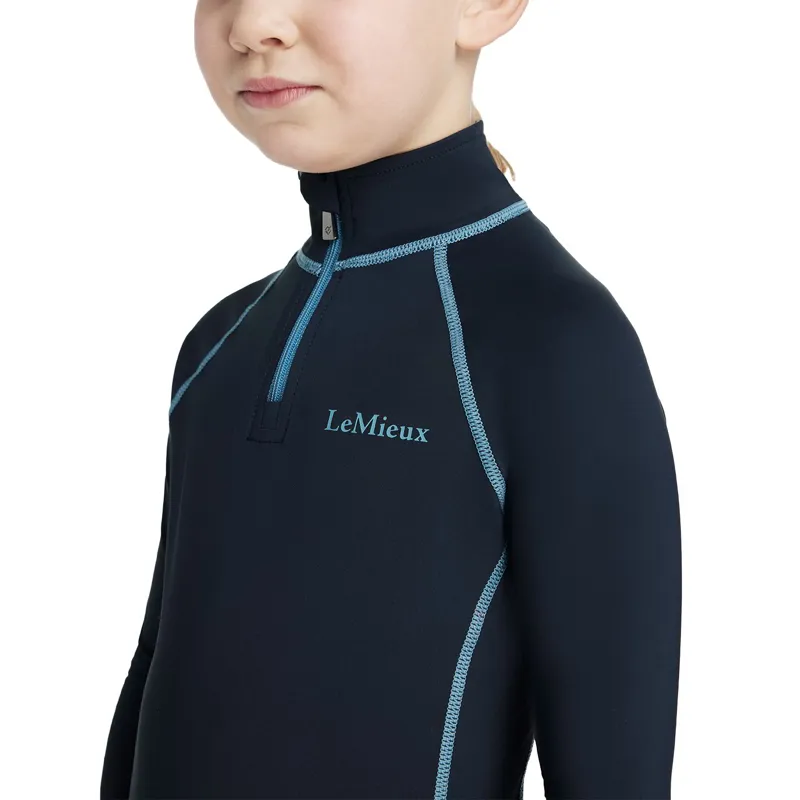 LeMieux Mini Classique Junior Base Layer - Navy-2