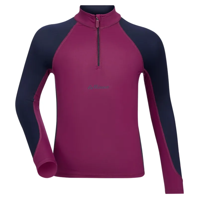 LeMieux Mini Classique Junior Base Layer - Blackberry-1