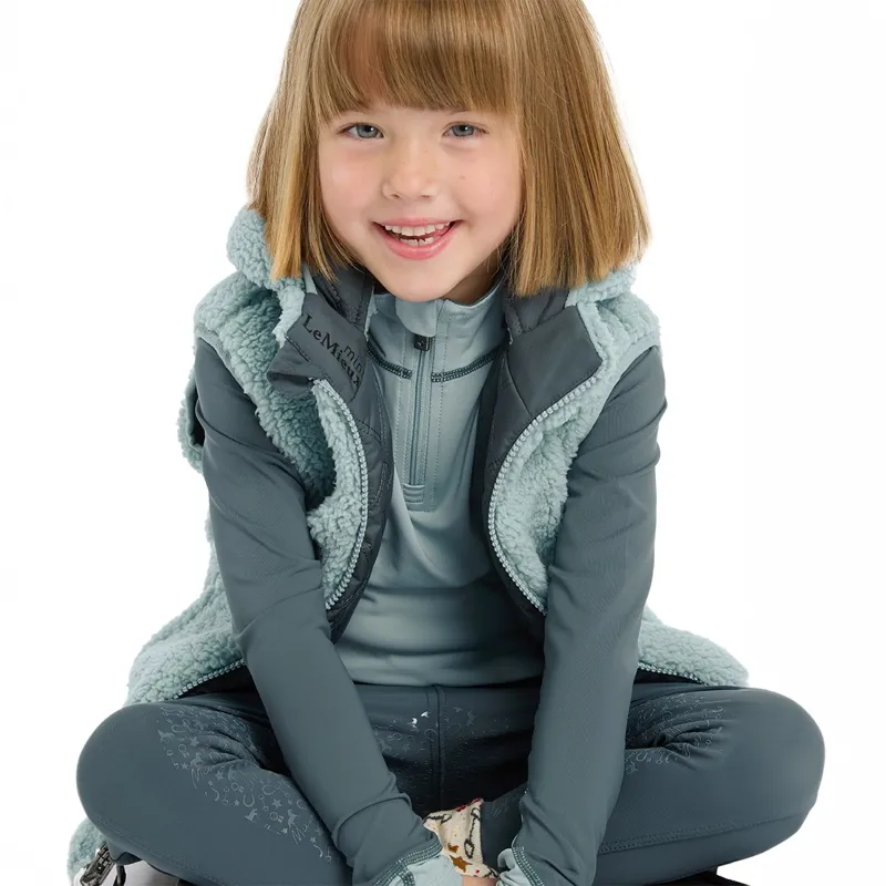 LeMieux Mini Elsie Reversible Vest - Petrol-8