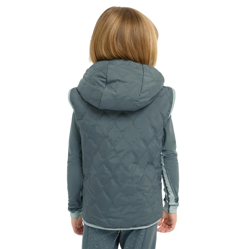 LeMieux Mini Elsie Reversible Vest - Petrol-11