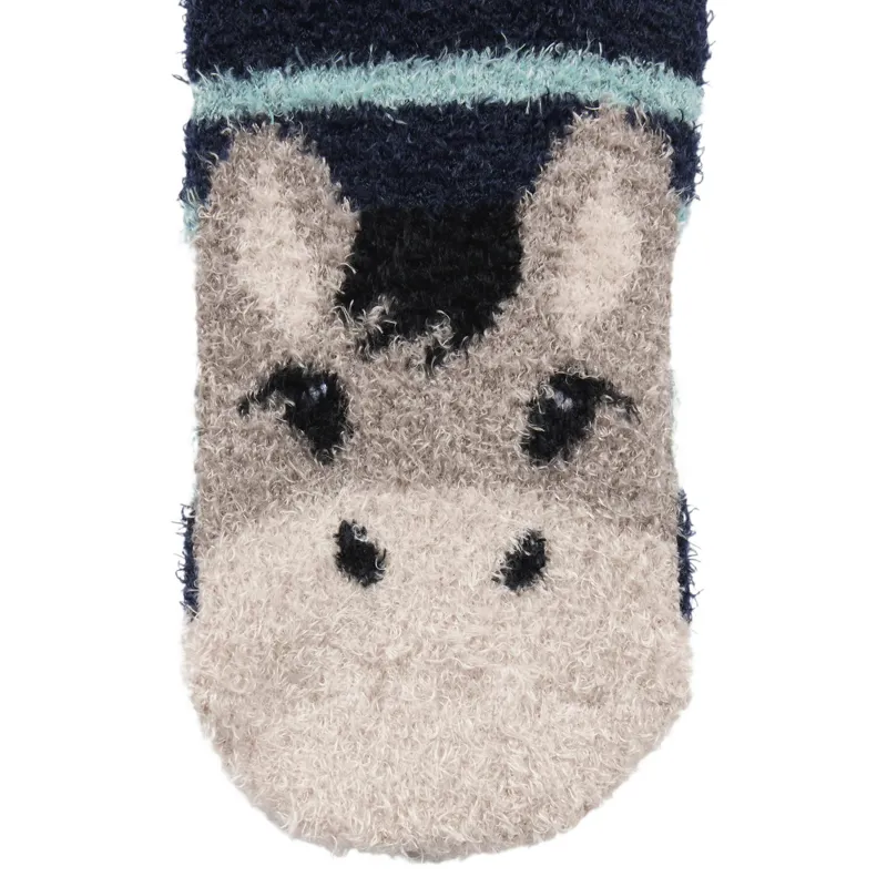LeMieux Mini Fluffy Character Junior Socks - Oakie-2