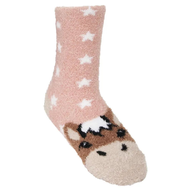LeMieux Mini Fluffy Character Junior Socks - Oskar