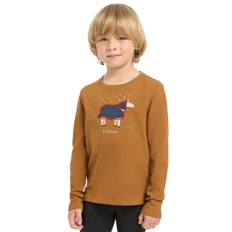 LeMieux Mini Jessie Long Sleeve Tee - Ginger-1