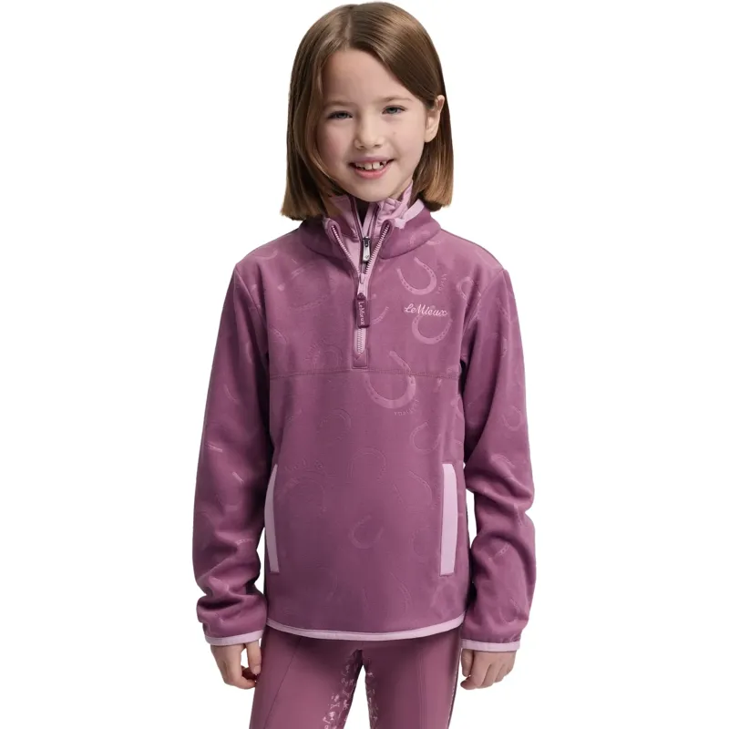 LeMieux Mini Maggie Junior Fleece Pullover - Mallow