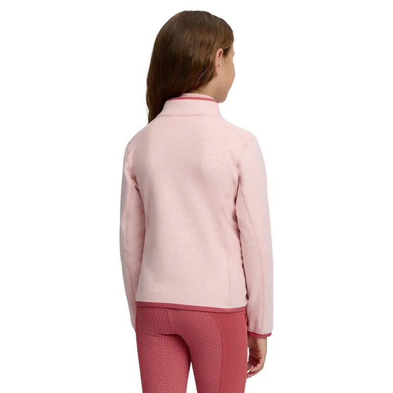 LeMieux Mini Maggie Junior Fleece Pullover - Petal/Heart-1