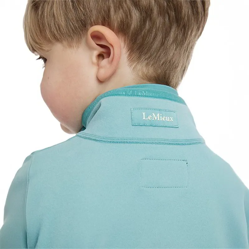 LeMieux Mini Mari Full Zip Junior Sweatshirt - Aqua-6