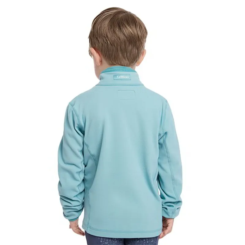 LeMieux Mini Mari Full Zip Junior Sweatshirt - Aqua-2